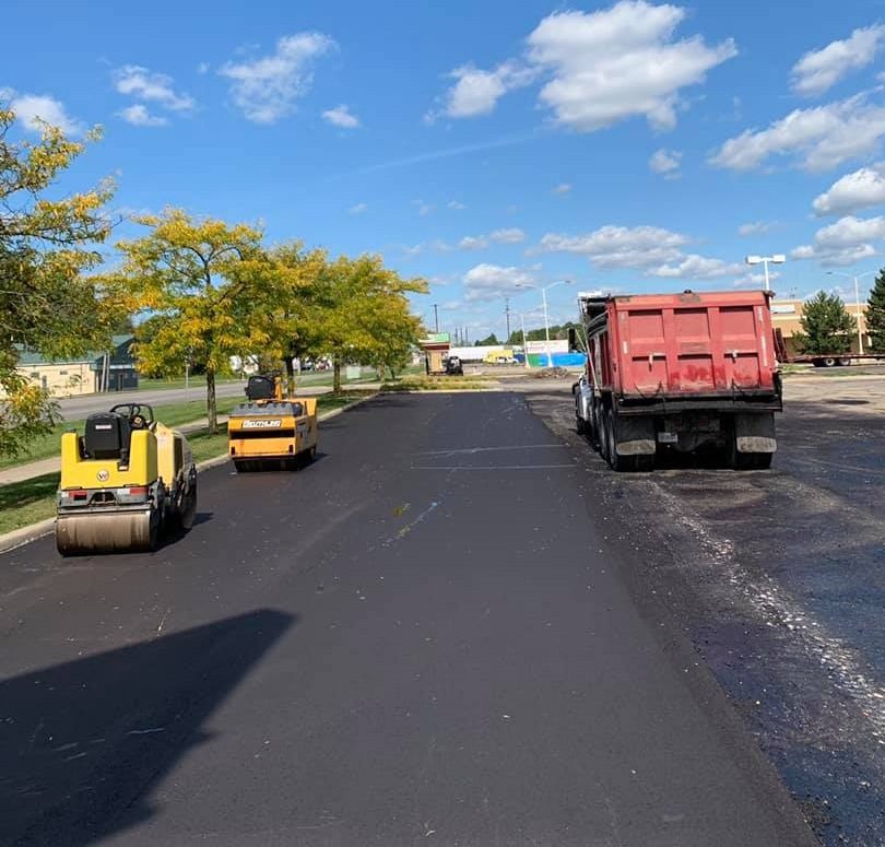 Quality Paving asphalt project